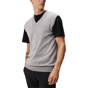 Men's V-Neck Wool Knitted Golf Vest